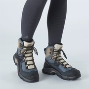 萨洛蒙SALOMON Quest Element GTX女款高帮防水登山鞋越野徒步鞋
