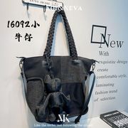 koi&neva单肩包女2021欧美风牛津大包，简约复古手提斜挎包网布