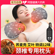 电加热艾草颈椎枕头护颈椎艾灸，枕专用助睡眠，睡觉家用热敷枕