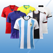 2022世界杯梅西阿根廷巴西法国c罗葡萄牙国家队服，足球服套装定制