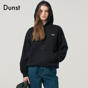 Dunst2024春季中性经典小标连帽卫衣休闲运动服上衣UDTS4A109