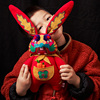兔子王手工刺绣diy材料包立体高端布艺玩偶自绣兔年礼物 王的手创