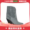 香港直邮潮奢isabelmarant女士，90毫米leyane麂皮及踝靴
