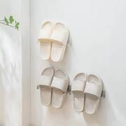 透明拖简约浴室拖鞋架免打孔卫生间置物架收纳神器厕所壁挂式凉鞋