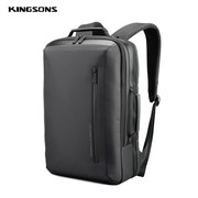 金圣斯商务双肩包男士背包通勤潮流15.6寸电脑包大容量出差旅行包