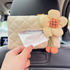 车载纸巾盒挂式创意可爱汽车，内用椅背抽纸盒，女车上扶手箱餐巾纸袋