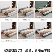 高箱储物床无床头床体矮床儿童床定制床实木床收纳床架子排骨架床