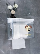 高颜值有质感机器猫纸巾盒卫生间浴室壁挂防水免打孔无痕厕纸盒子