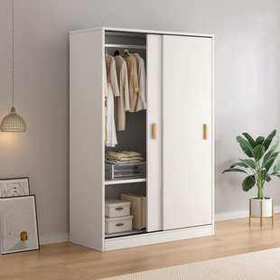 实用小户型衣柜大容量，储物推拉滑门省空间