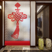 中国结水晶珠帘客厅隔断卧室，帘子成品卫生间，玄关门帘免打孔