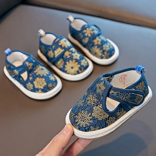 儿童手工布鞋1-4岁3千层底宝宝，男女童手工，布鞋防滑透气老北京春秋