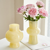 高级感灯笼玻璃花瓶透明ins客厅水培鲜花玫瑰插花器装饰摆件网红
