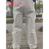 白色帆布电焊工作服，劳保用品劳保防护服，(江南造船厂)