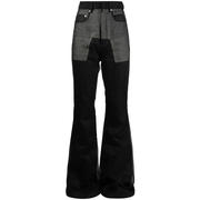 RICK OWENS BOLAN FLARED HIGH-WAISTED JEANS
