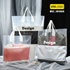 服装店手提袋定制印刷LOGO透明塑料袋包装装衣手拎袋子