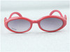 柠檬黄红色框Po海豚小儿童款太阳镜墨镜超值防紫外线UV400超酷