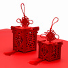 创意结婚喜糖盒木盒中式婚礼木质镂空灯笼手提回礼盒婚庆喜糖盒子