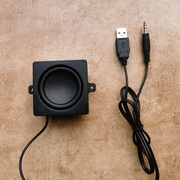 家用usb线音响迷你电脑小音箱配件有源广告机机器单个低音炮喇叭