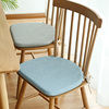 马蹄形防滑餐桌椅垫温莎椅坐垫日式实木椅子垫子带绑带记忆棉座垫