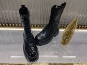 Roberta诺贝达女鞋2022冬靴厚底增高马丁靴纯色RA227220