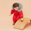 宝宝连体羽绒服男女儿童，1-2-3-4岁婴幼儿套装，冬外出爬服加厚