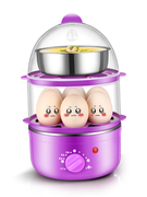 定时煮蛋器自动断电蒸蛋，器小1人蒸鸡蛋，神器早餐机双层多功能家用