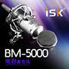 iskbm-5000电容麦克风话筒主播，k歌喊麦，设备电脑手机直播声卡套装