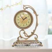 ！铜钟表座钟纯铜座钟客厅家用台式台钟卧室静音纯铜家饰