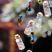 diy手工风铃材料包 木珠海洋宝宝玻璃瓶幼儿园作业礼物房地产