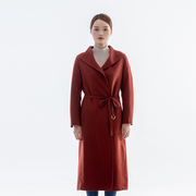 HONRN/红人冬季女装羊毛大衣商场同款HF55OD088