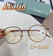 韩国超轻眼镜框钛架女士高度数圆框软糖眼镜轻羽6g
