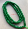 原创设计翡翠满绿项链祖母绿，干青算盘珠链辣绿冰种未镶嵌手链