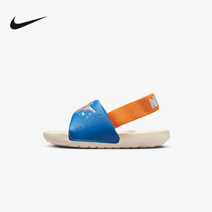 nike耐克童鞋凉拖鞋，夏季小童透气耐磨沙滩运动凉鞋dx1979-400