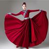 蒙古族舞蹈服装演出服，大服装摆裙少数民族表演服女装蒙古舞蹈服装