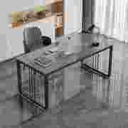 岩板电脑桌台式学生书桌家用卧室简约现代床边写字桌长方形办公桌