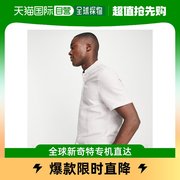香港直邮潮奢 ASOS 男士smart 设计常规亚麻中式领浅灰色衬衫