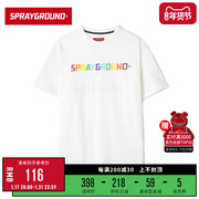 SprayGround夏季彩虹独角兽男百搭短袖T恤时尚可爱女W0710203