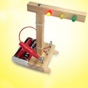 小学生科学实验教具套装diy红绿灯科技小制作stem儿童手工材料包
