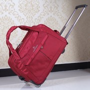 时尚男女旅行包拉k杆包可折叠牛津布手提行李包袋登机拉杆箱包防2