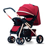便携式高景观婴儿车轻便可坐躺四轮伞车折叠双向新生儿宝宝推车.