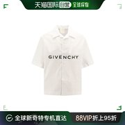 韩国直邮givenchy24ss长袖衬衫，男bm60t51yc8116white