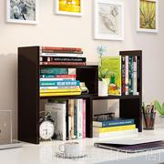 简易组合书架创意，桌上小书架办公室木质，置物架桌面收纳架