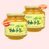 进口韩国农协蜂蜜柚子茶组合装1kg*2瓶水果茶酱冷热饮冲泡维C