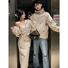 小众设计感情侣装，秋季韩版卫衣连衣裙，两件套法式一衣一裙ins潮牌
