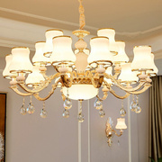 安灯堡客厅吊灯欧式led现代简约2023卧室，餐厅书房水晶灯灯饰灯具