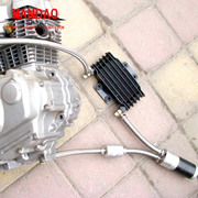 摩托车改装机油冷散热器 外置电动机油泵 超大流量耐高温低功