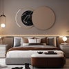 铁艺欧式墙壁挂饰床头挂件客厅沙发背景墙金属创意圆形墙上装饰品