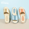 pansy日本拖鞋女室内室外两穿平底防滑轻便舒适简约日系女拖鞋