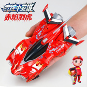 猪猪侠竞速小英雄变形赛车机器人儿童玩具回力车模型男孩礼物套装