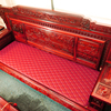 星卡斯红木家具真皮沙发坐垫中式现代实木简约太师餐椅防滑